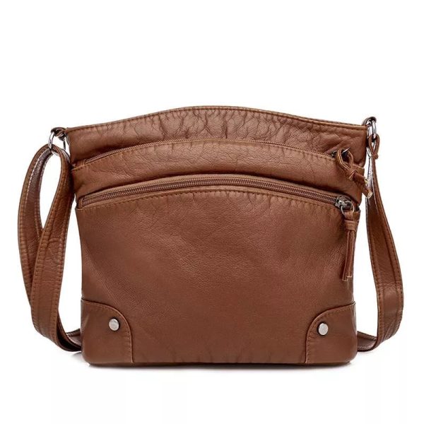 Zoe | Leather shoulder bag - Image 3